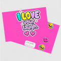 Little Love Note Card | I Love Your Laugh | Friendship Card