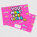 Little Love Note Card | You Make Life Better | Thinking of You Card