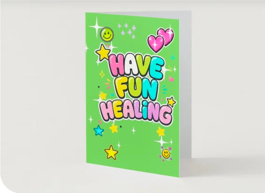 HAVE FUN HEALING.              You've got this collection.              By Lola Wilde Studio.