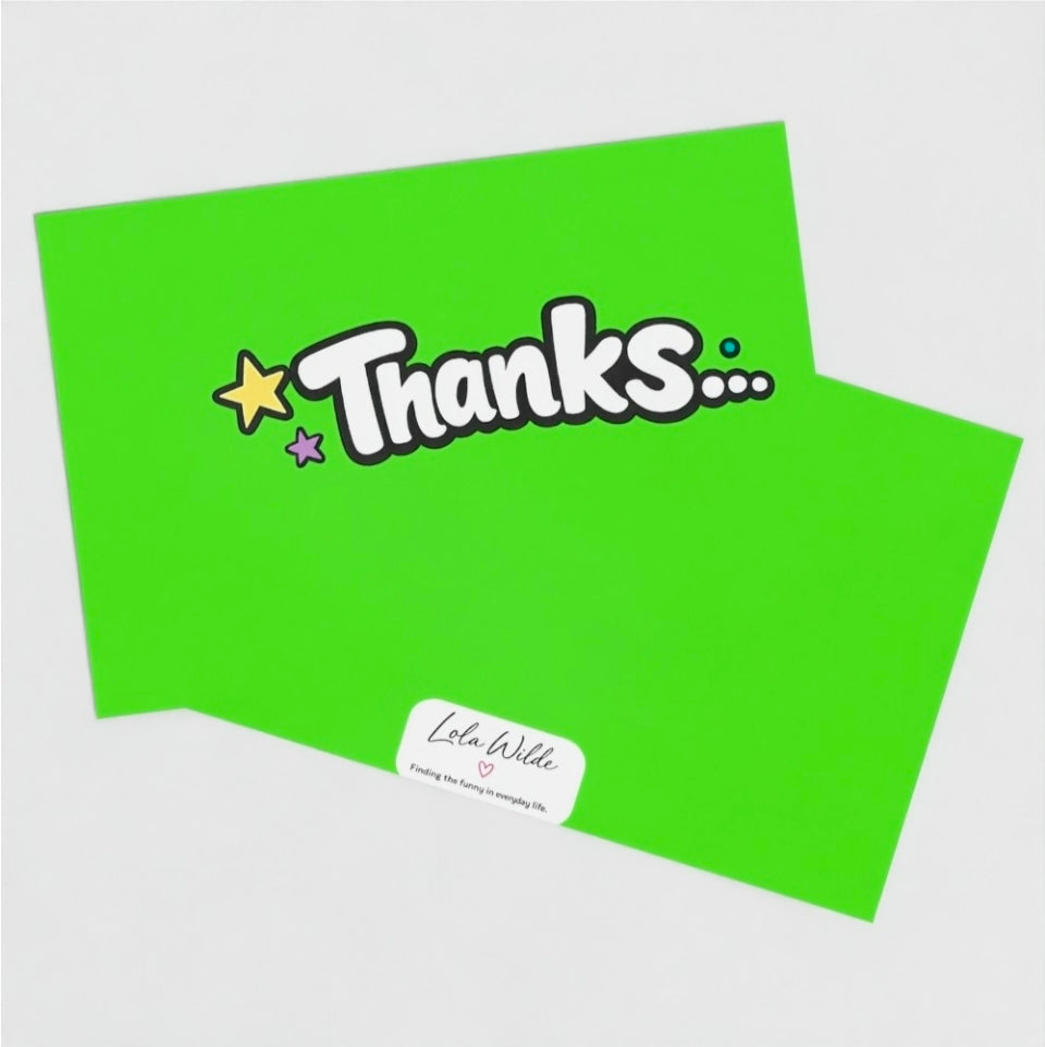 Teenage Truths Note Card | Thanks