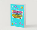 HERE'S TO MANY MORE BAD DECISIONS TOGETHER.          Friendship card.                       By Lola Wilde Studio.
