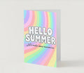 SUMMER FEELS CARD / Hello summer - let's make some memories