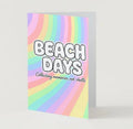 SUMMER FEELS CARD / Beach days collecting memories not shells