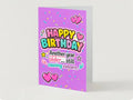 HAPPY BIRTHDAY. Another year older still causing concern.                          Birthday card collection.         By Lola Wilde Studio.