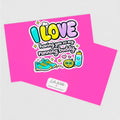Little Love Note Card | Love having you as my running buddy | Running Friend Card
