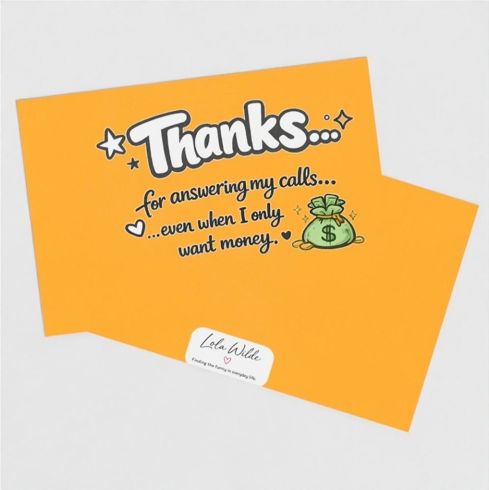 Teenage Truths Note Card | Thanks