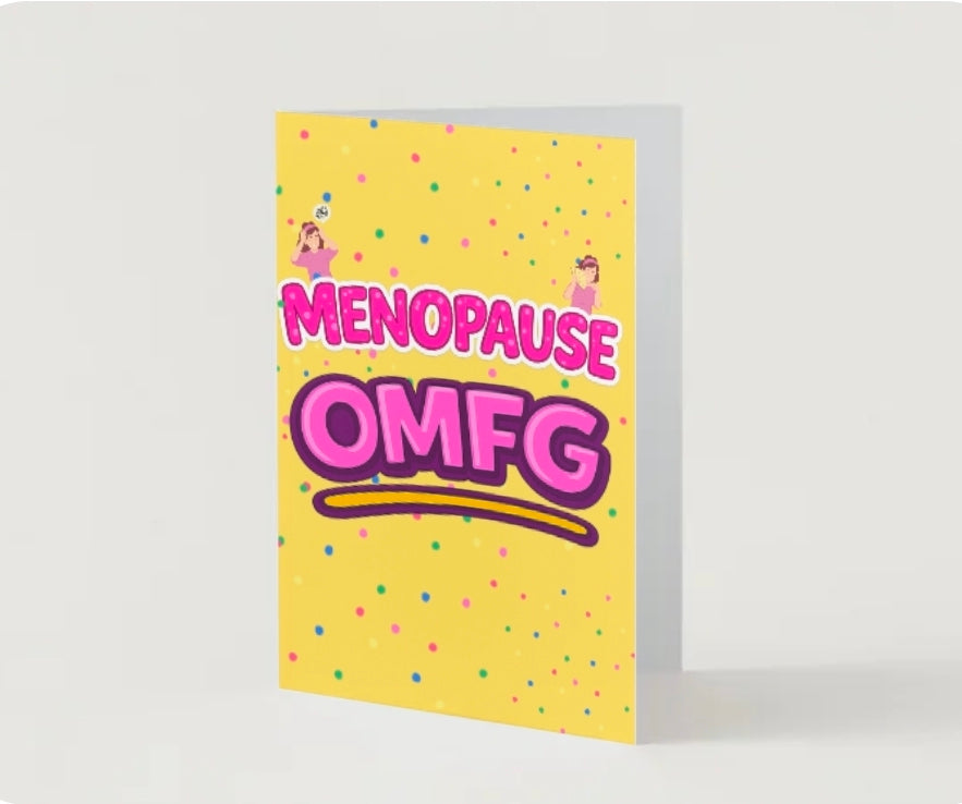 Funny Menopause Card – OMFG | The Club Nobody Asked to Join