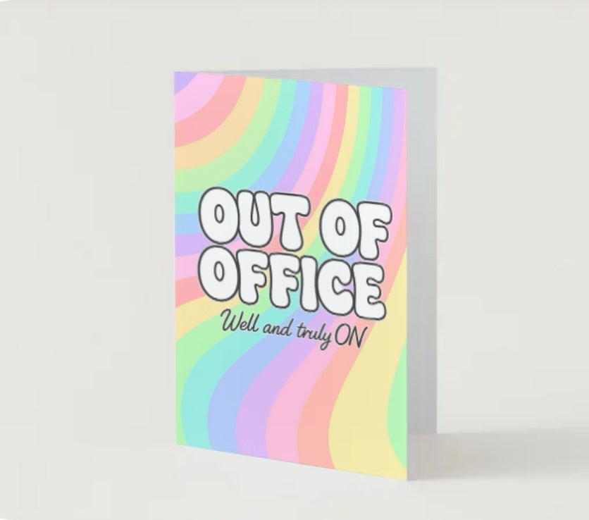SUMMER FEELS CARD / Out of office well and truly on