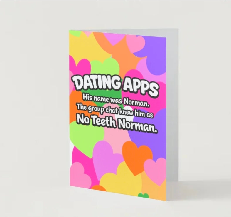 SHOP dating humour cards