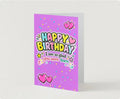 HAPPY BIRTHDAY. I am glad you were born.                  Birthday card collection.          By Lola Wilde Studio.